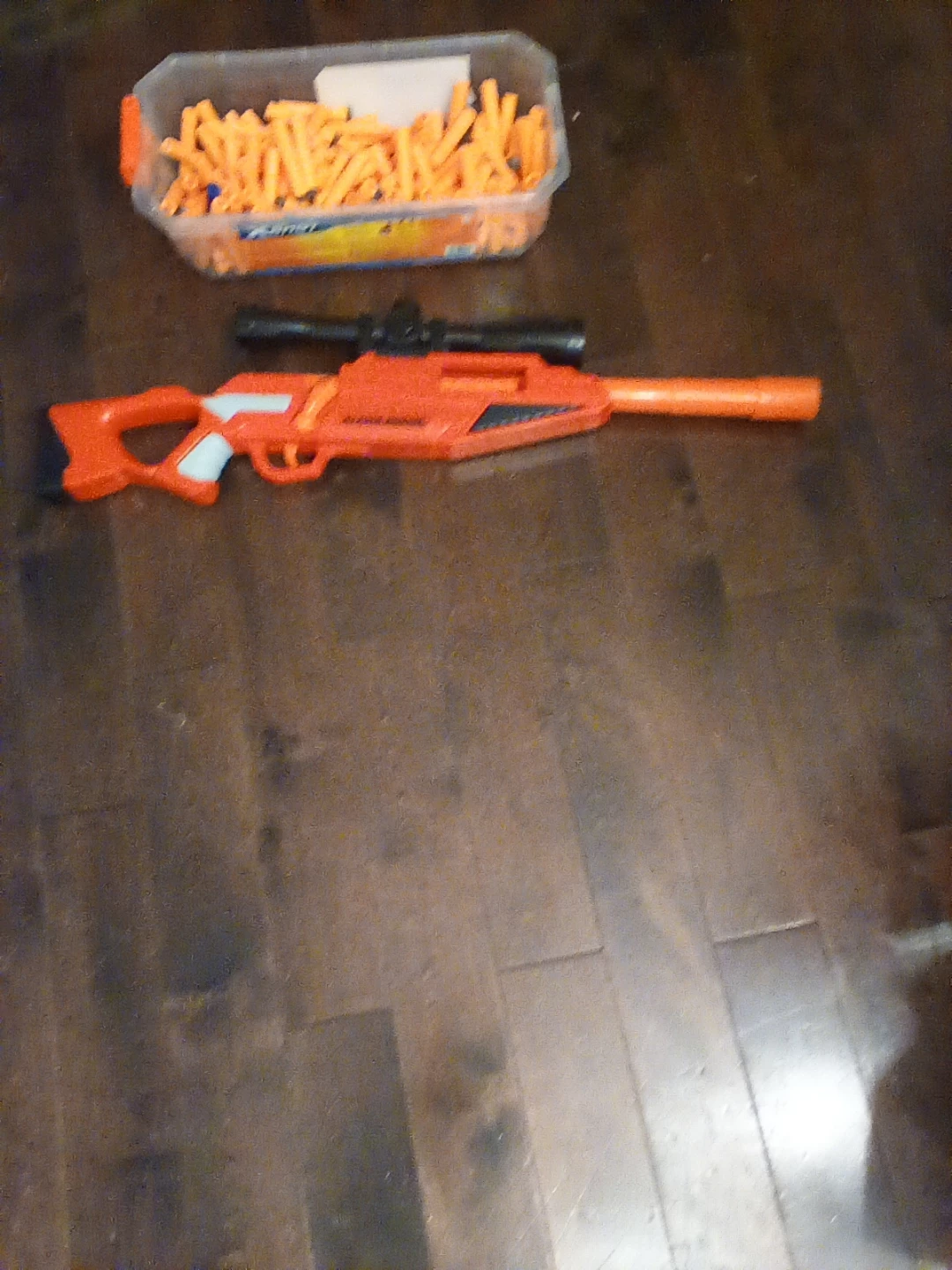 Nerf Alpha Trooper Blaster with Scope and bullets