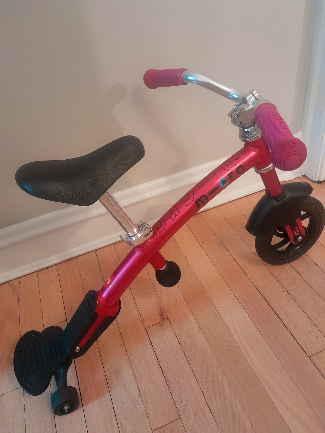 M-cro Metal Pink Balance Bike Deluxe - photo 3