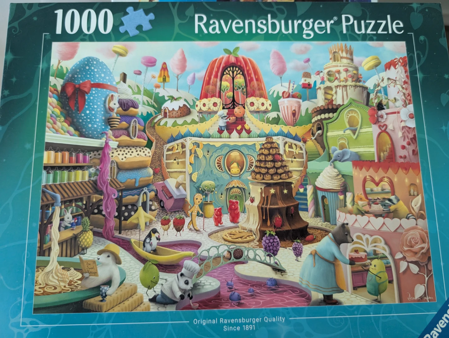 Like new Ravensburger 1000 piece puzzle