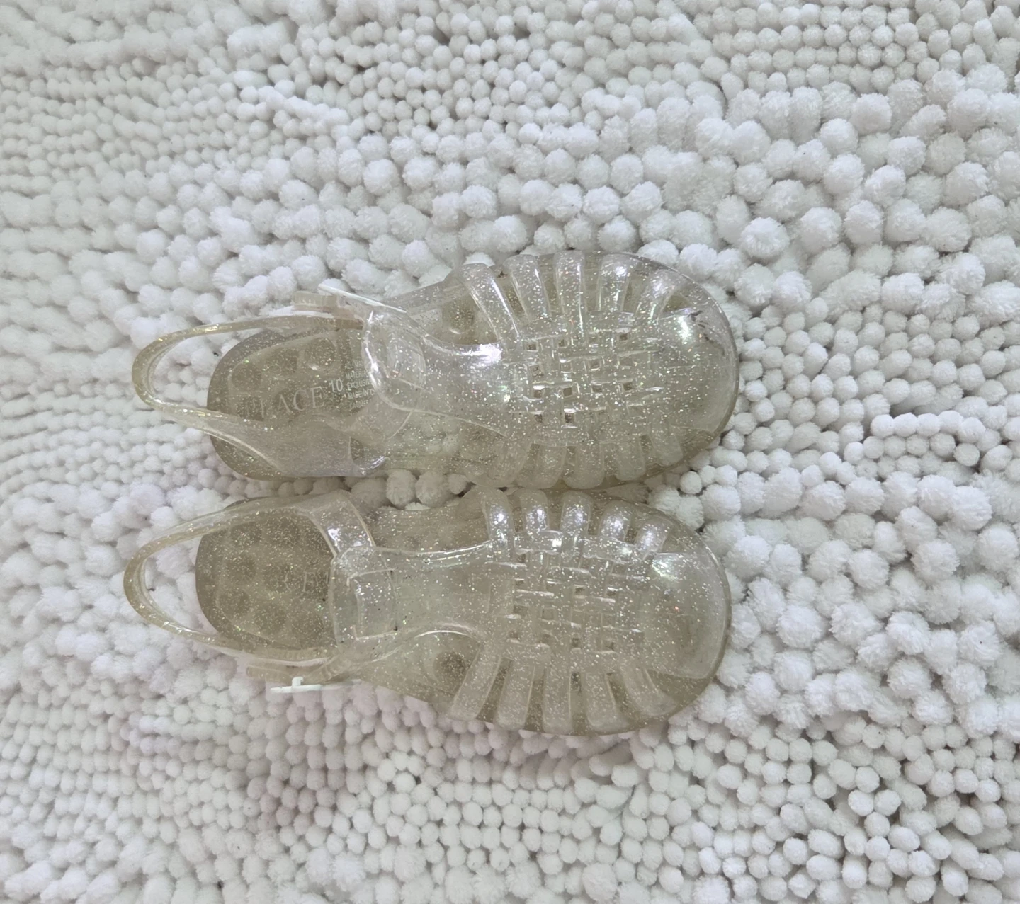 The Children's Place Glitter Jelly Sandals