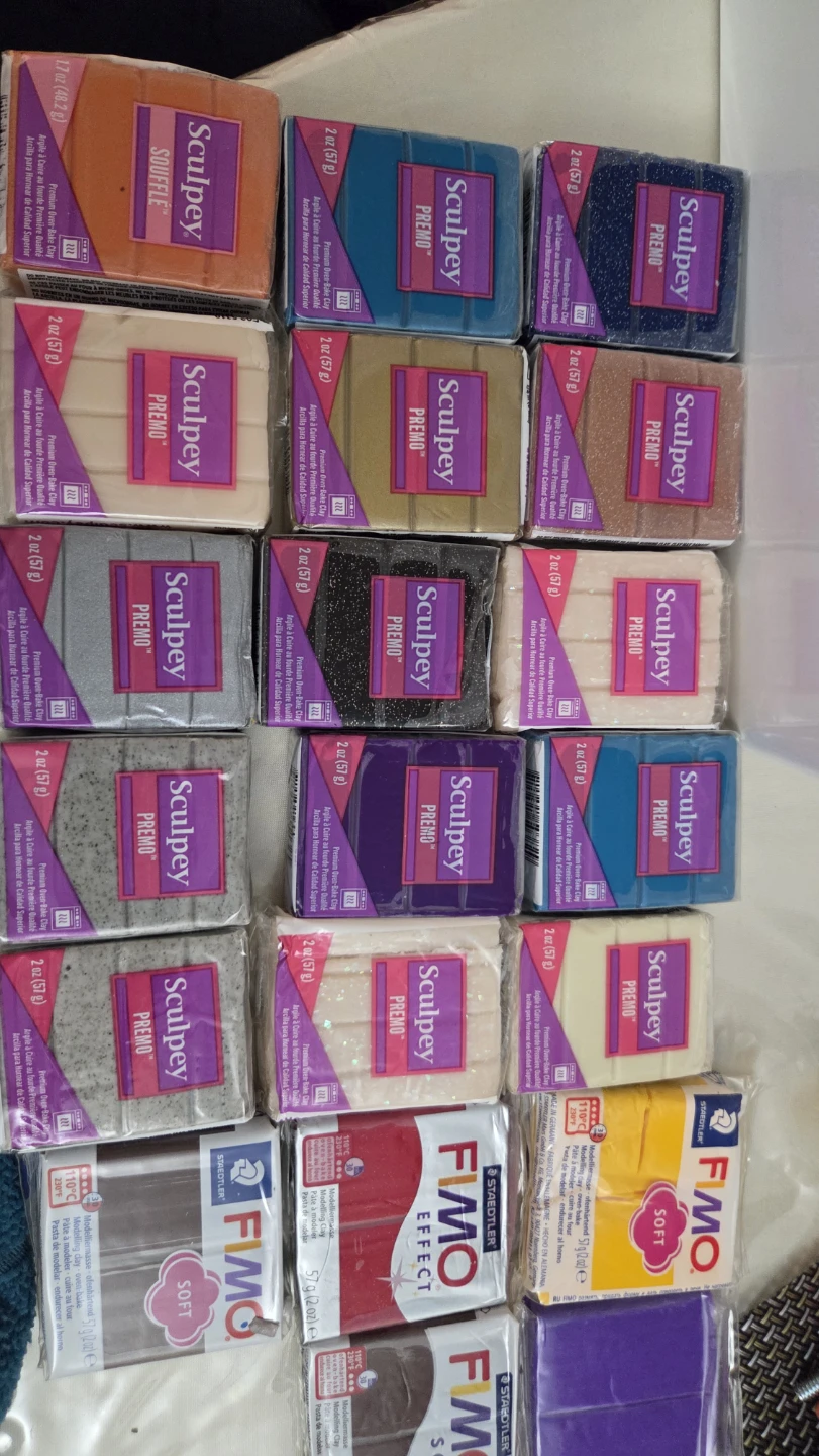 HUGE Polymer Clay & Earring Making Supplies Lot