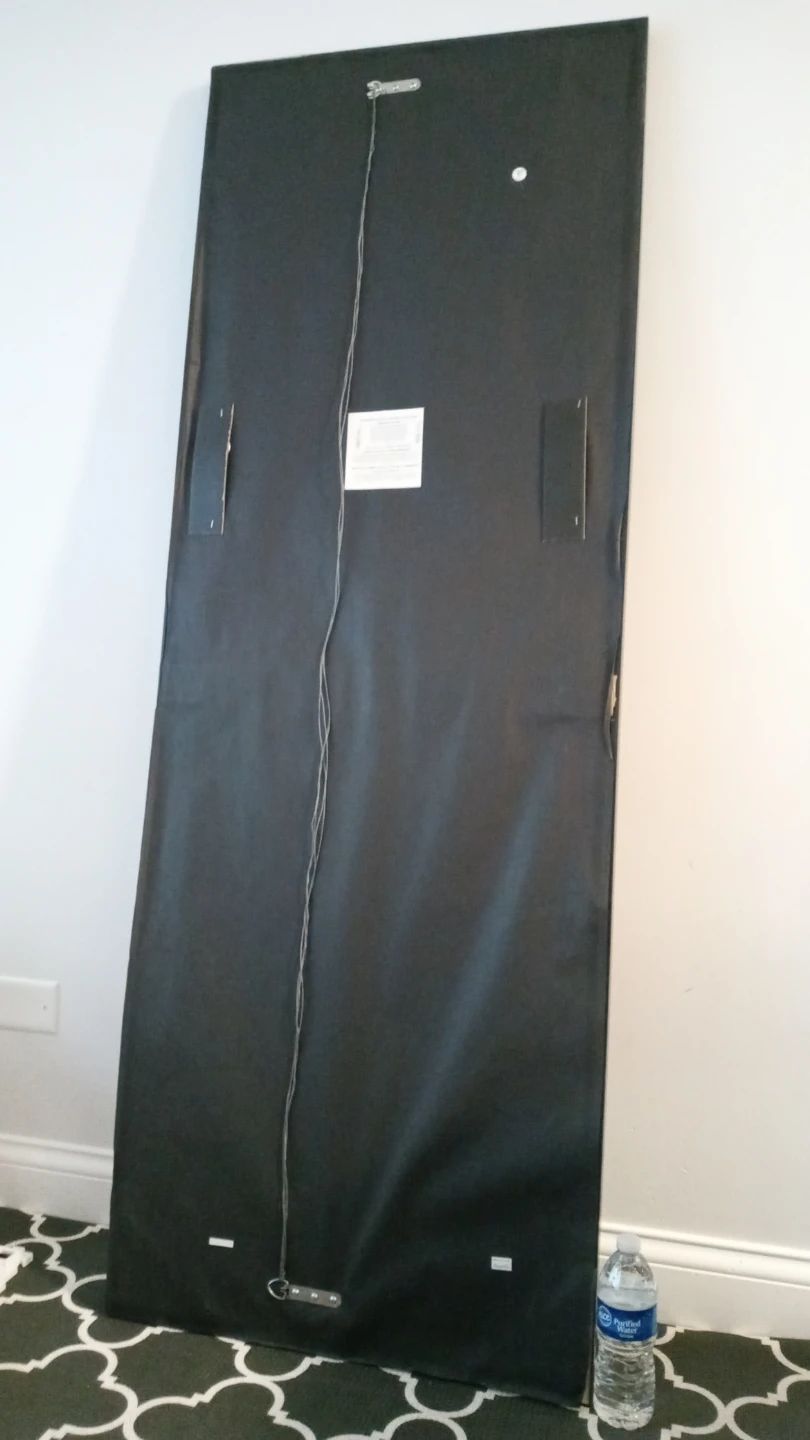 Tall Black Framed Full Length Mirror - photo 2