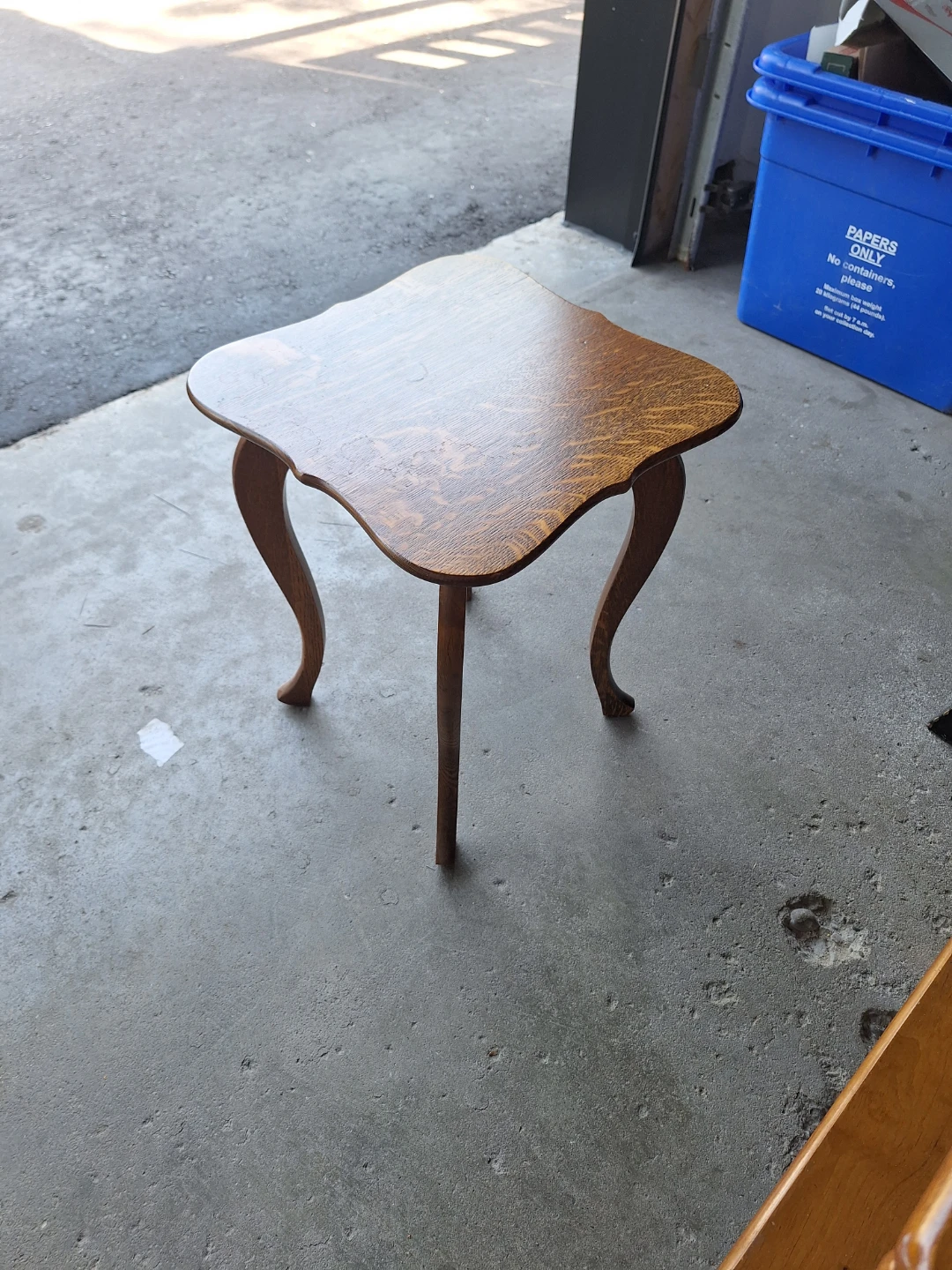 Vintage Oak Side Table