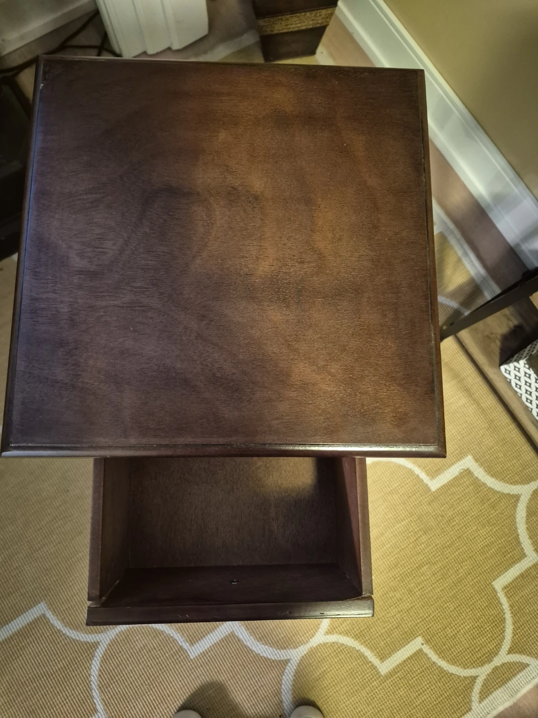Wood side table - photo 2