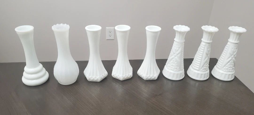 Vintage White Milk Glass - 22 Piece Lot - photo 3