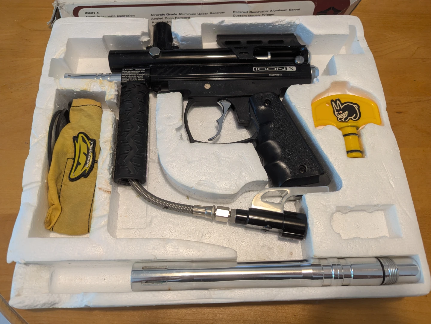 Icon X Paintball Marker and Mask - photo 2