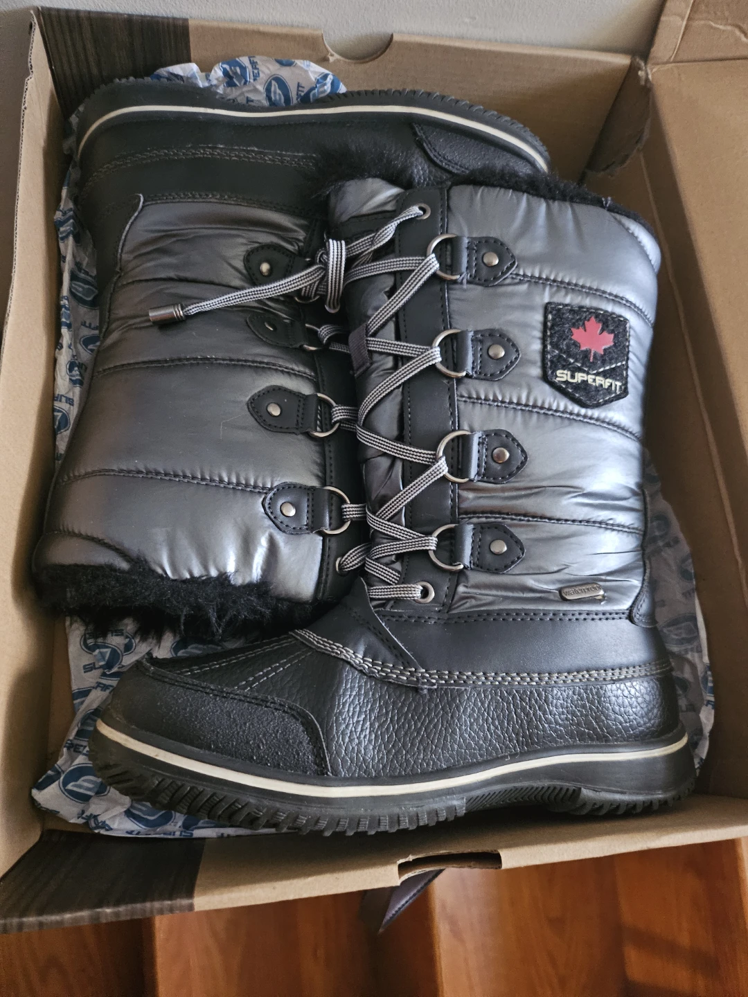 Superfit Pewter Winter Boots Size 7.5- 8