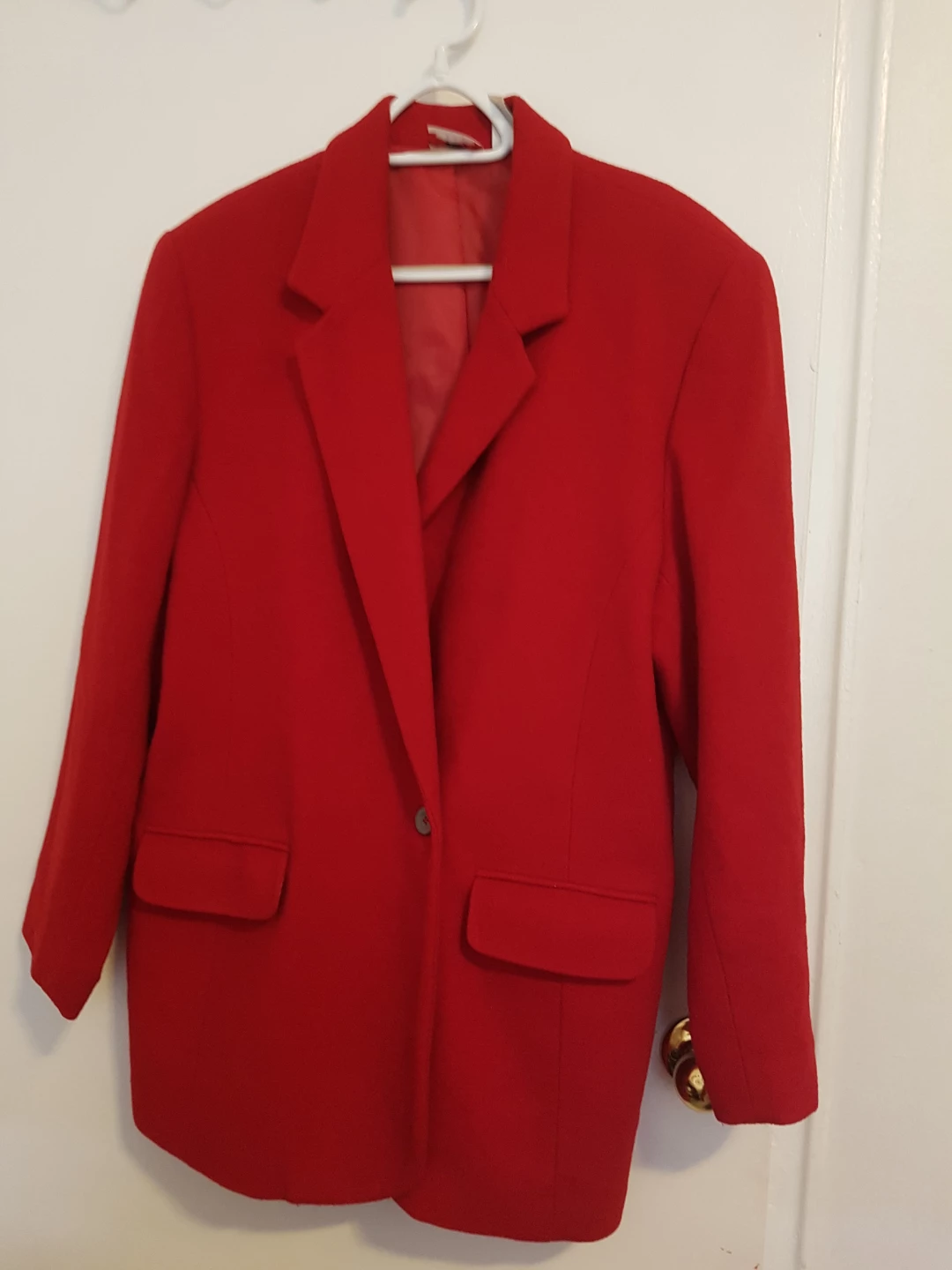 Columbia sweater, Red fall jackets/blazers