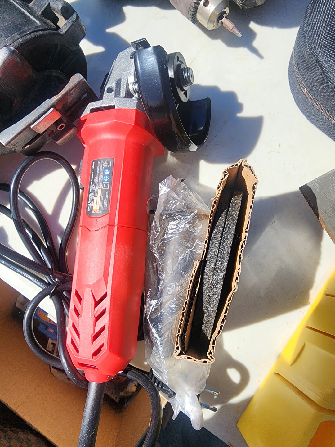 Hyper Tough Angle Grinder
