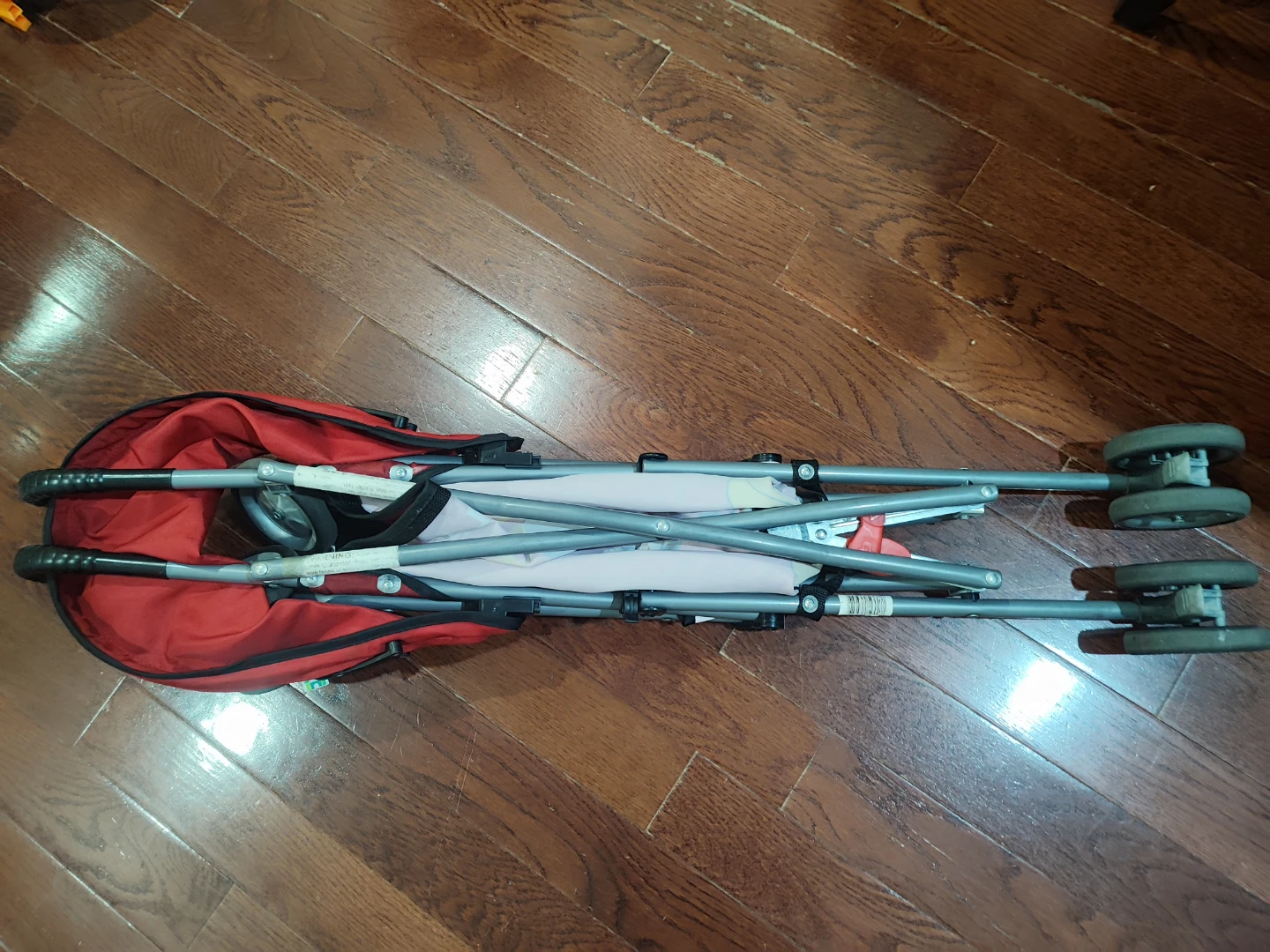 Red Mickey Mouse Baby Stroller - photo 2