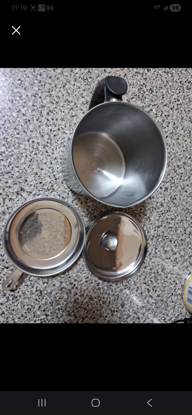 Stainless Steel Oil Strainer Pot 🏈
