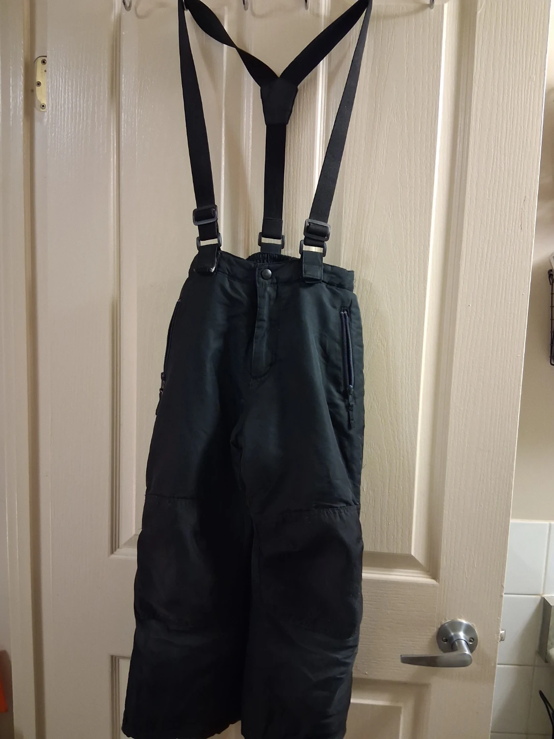 Black Kids Winter Ski Pants