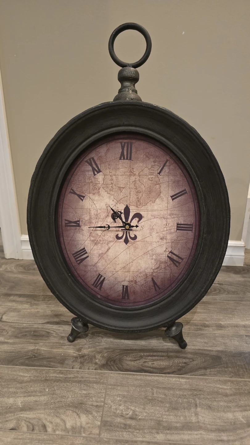 Vintage Style Tabletop Clock