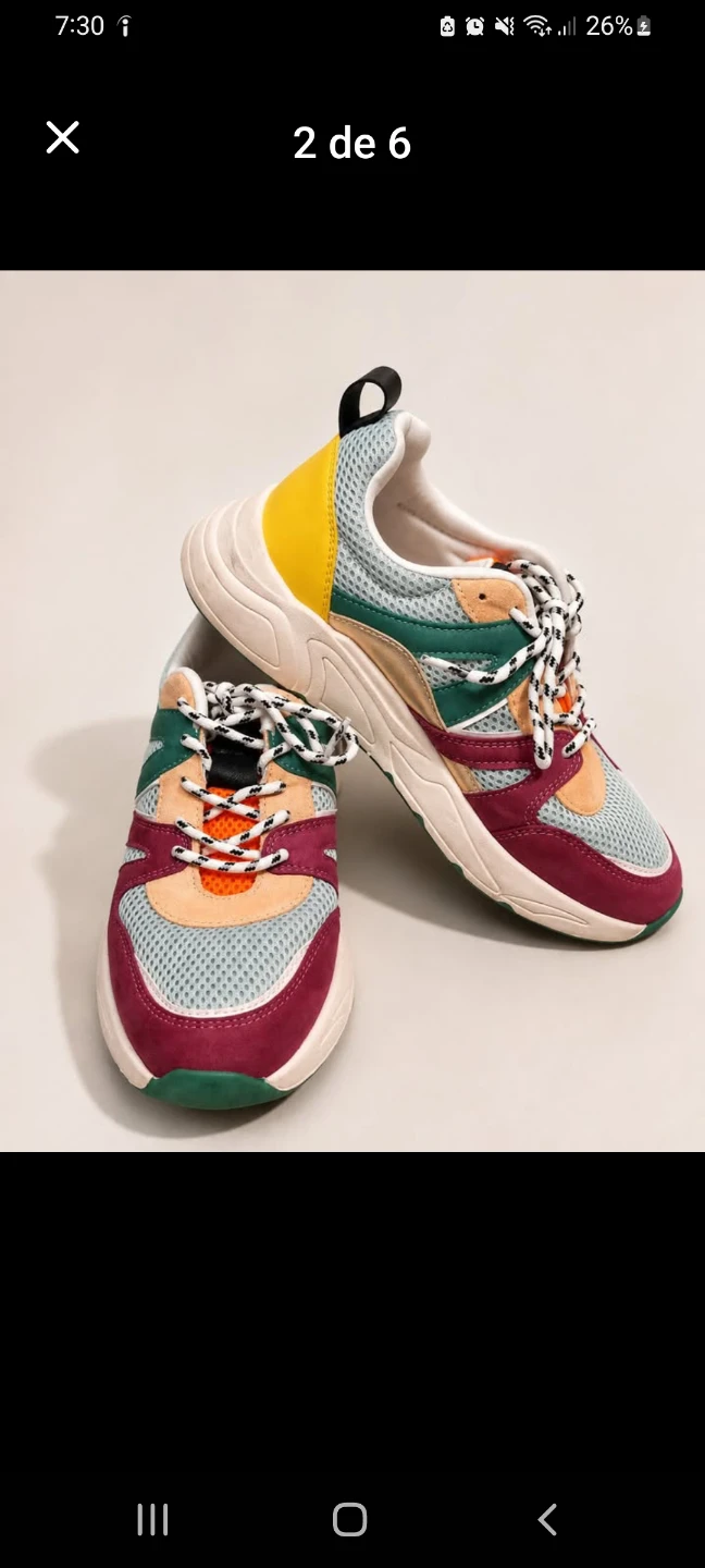 Posh by Poelman Multicoloured Sneakers Size 38 - photo 2