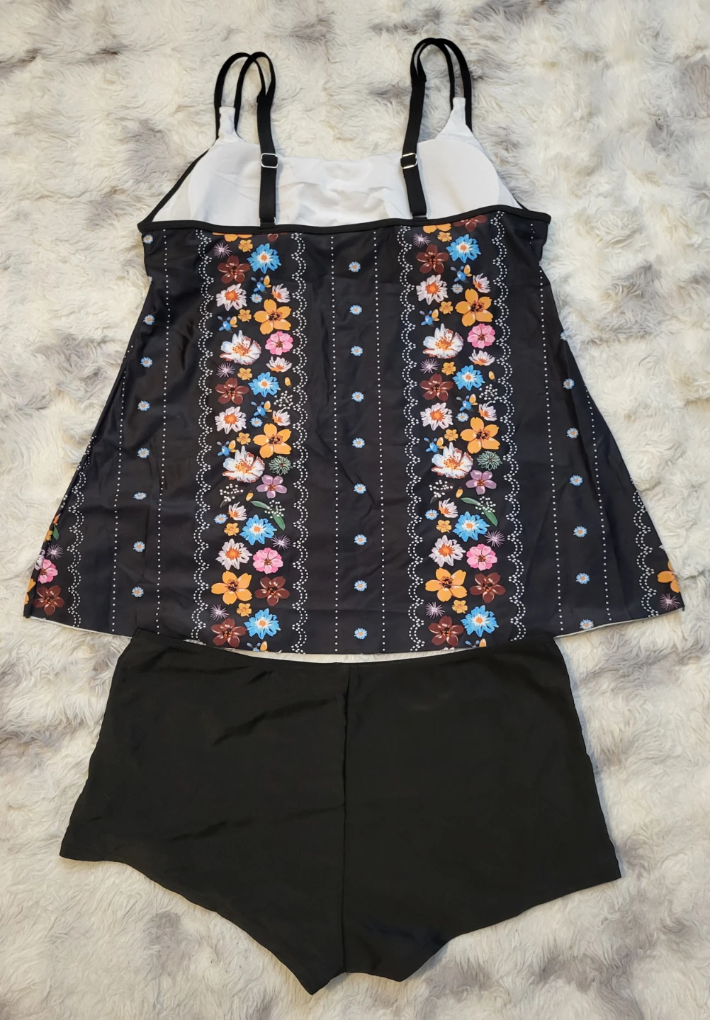 New 4XL Woman's Floral Tankini Swimsuit - photo 2
