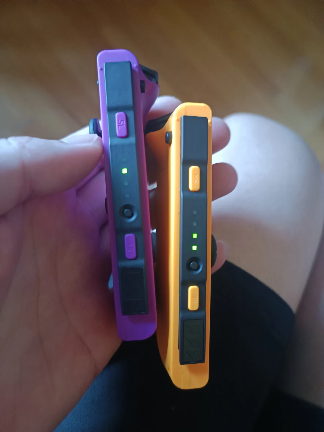 Nintendo Switch Joy-Con Controllers (Purple and Orange) - photo 2