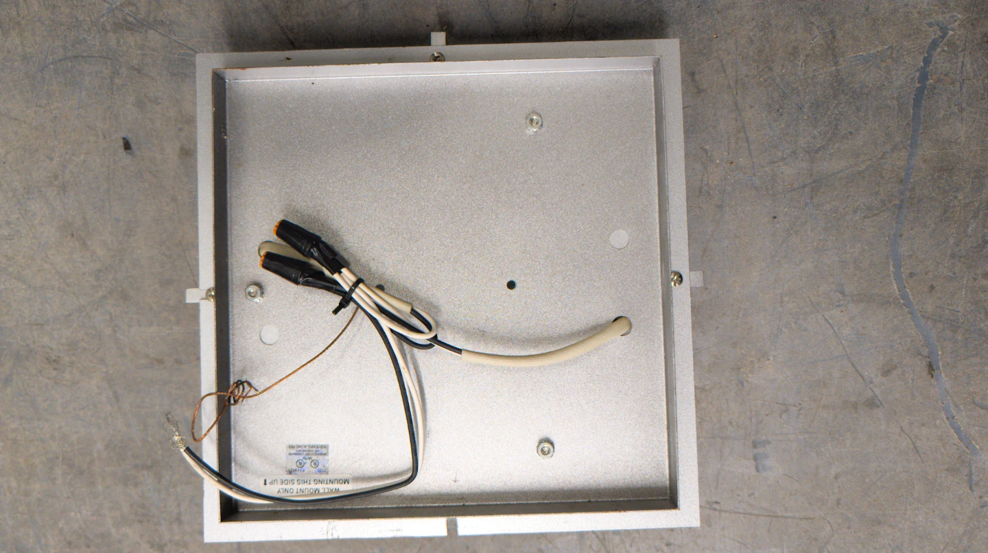 Square Frosted Glass Ceiling Light - photo 2