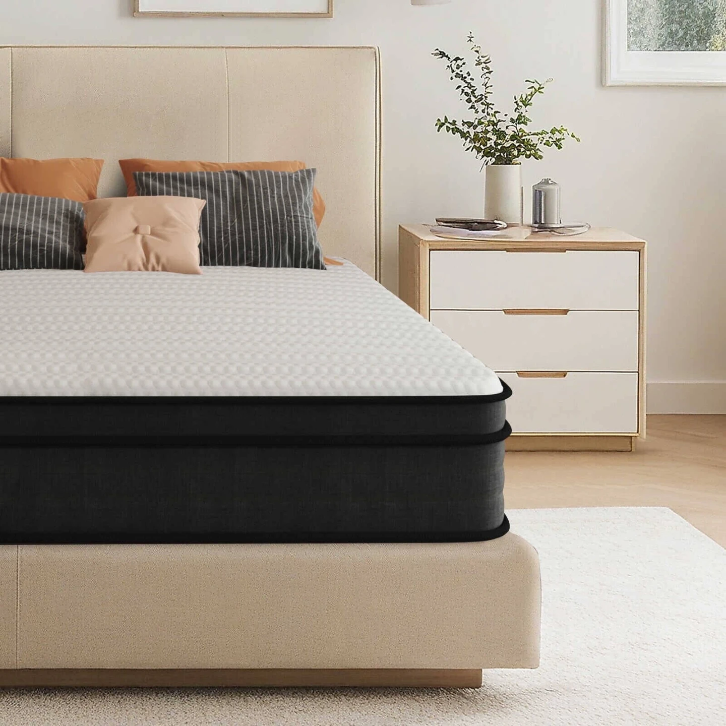 NEW Full Mattress 12 Inch Memory Foam Hybrid Mattress