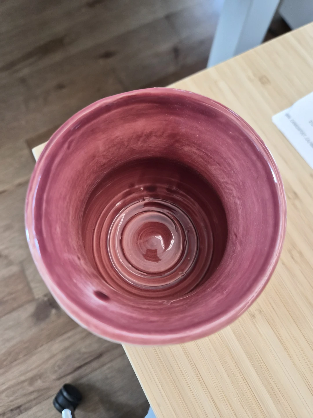 Handmade Pink Ceramic Cup - photo 2
