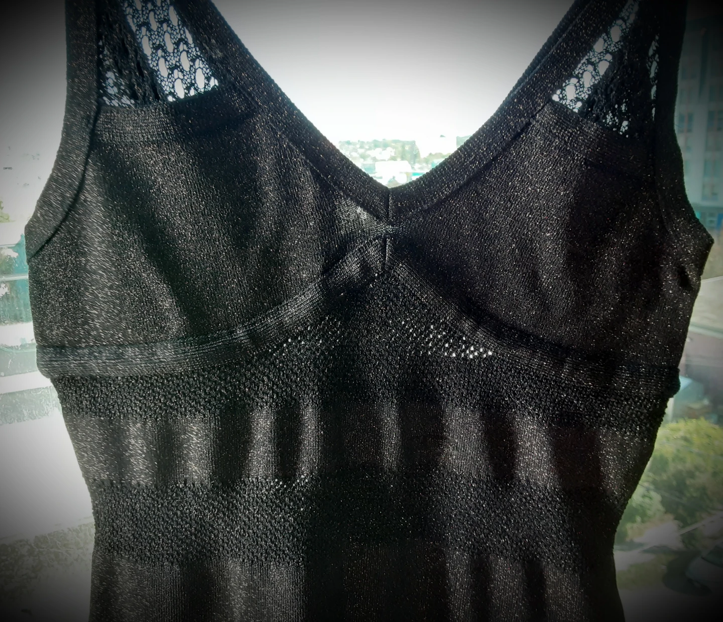 Bebe Addiction Black Lace Detail Dress - photo 4