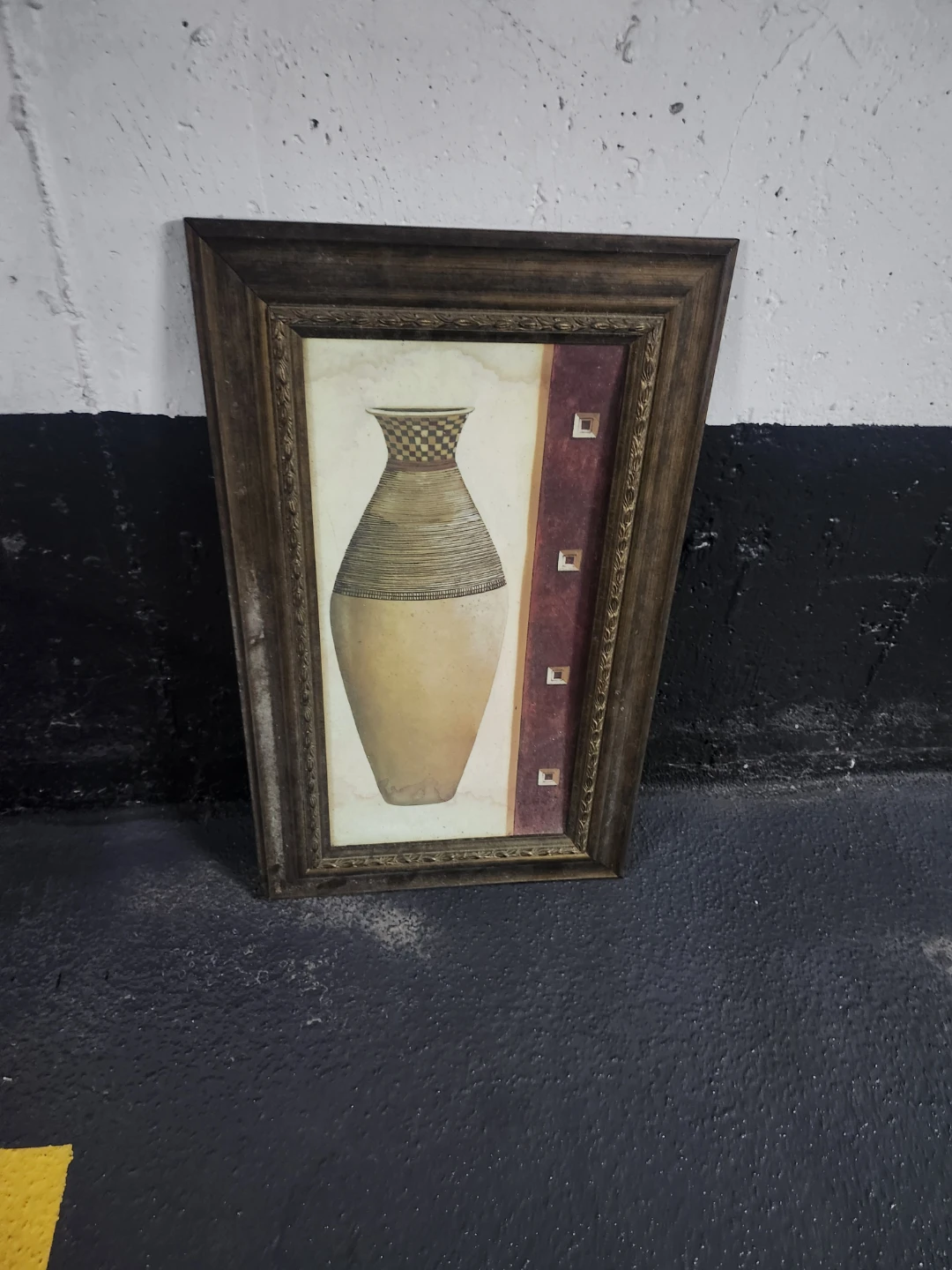 Framed Vase Wall Art