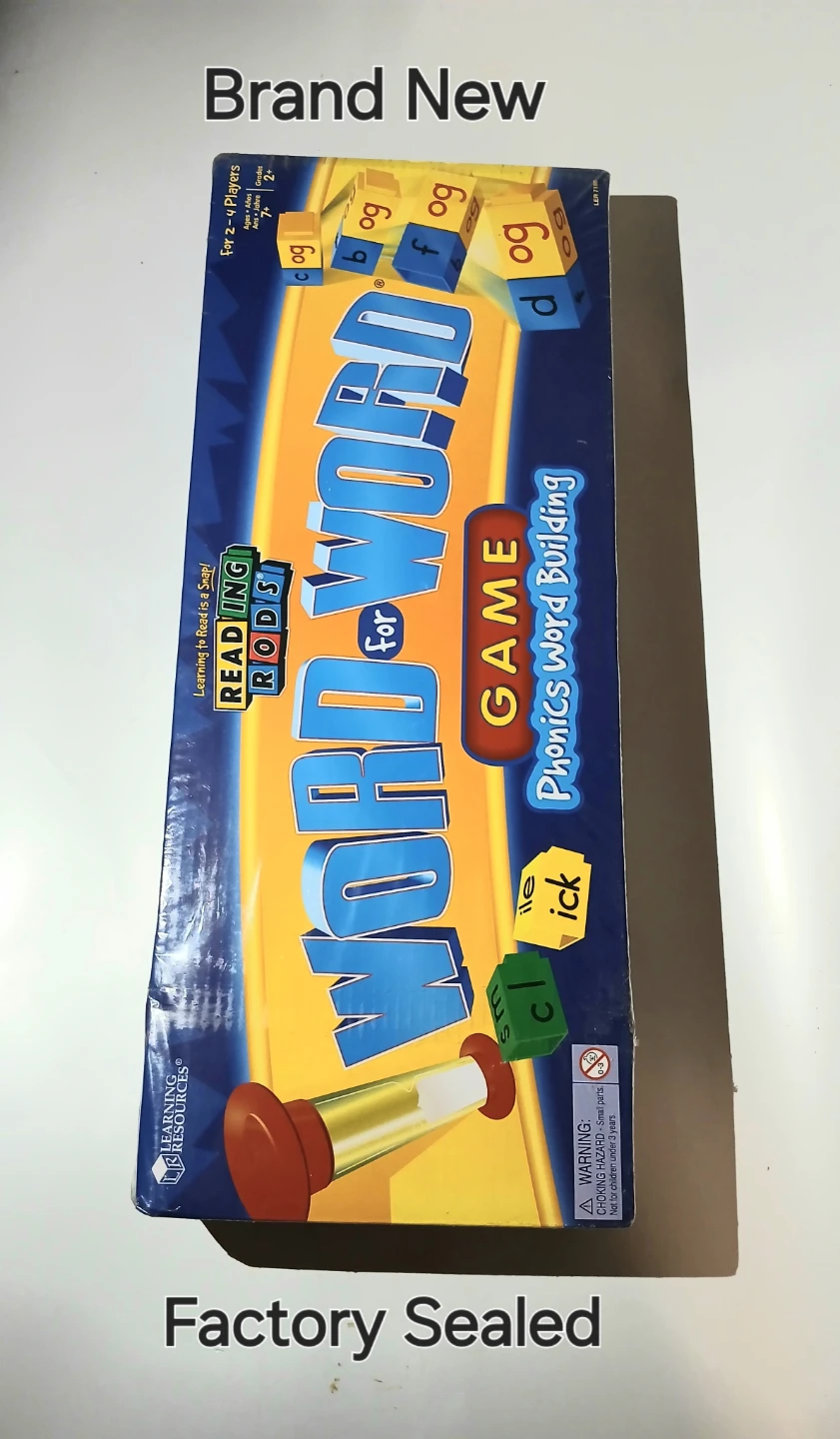 READING RODS WORD FOR WORD PHONICS WORD-BUILDING GAME