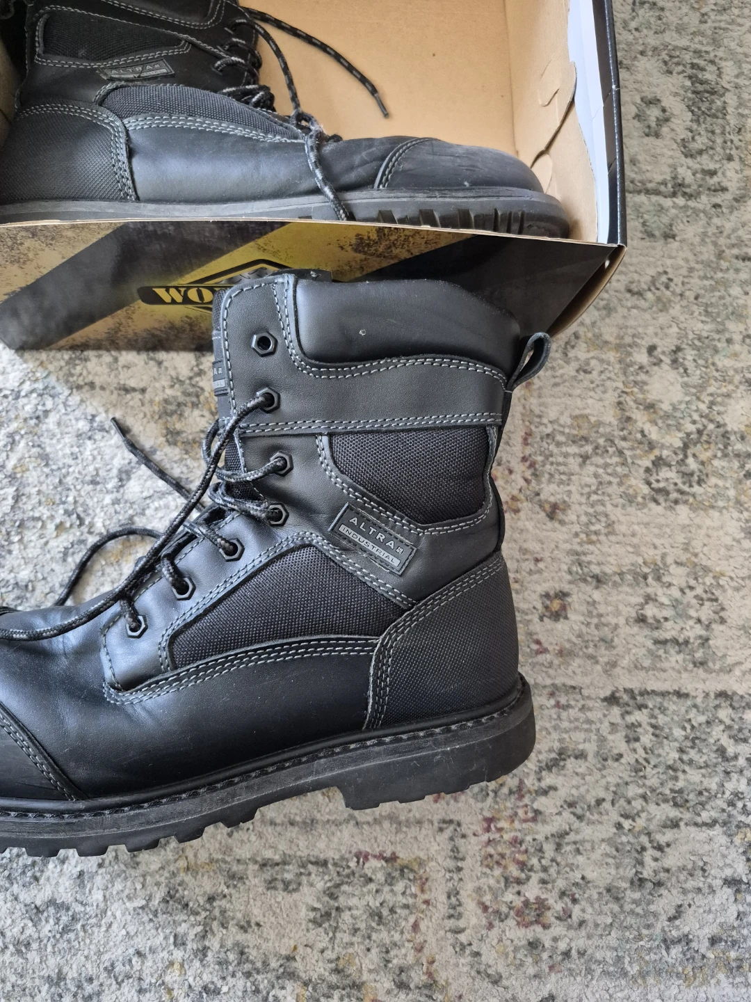 Workload Comfort X5 Steel Toe Boots - Size 10 - photo 4