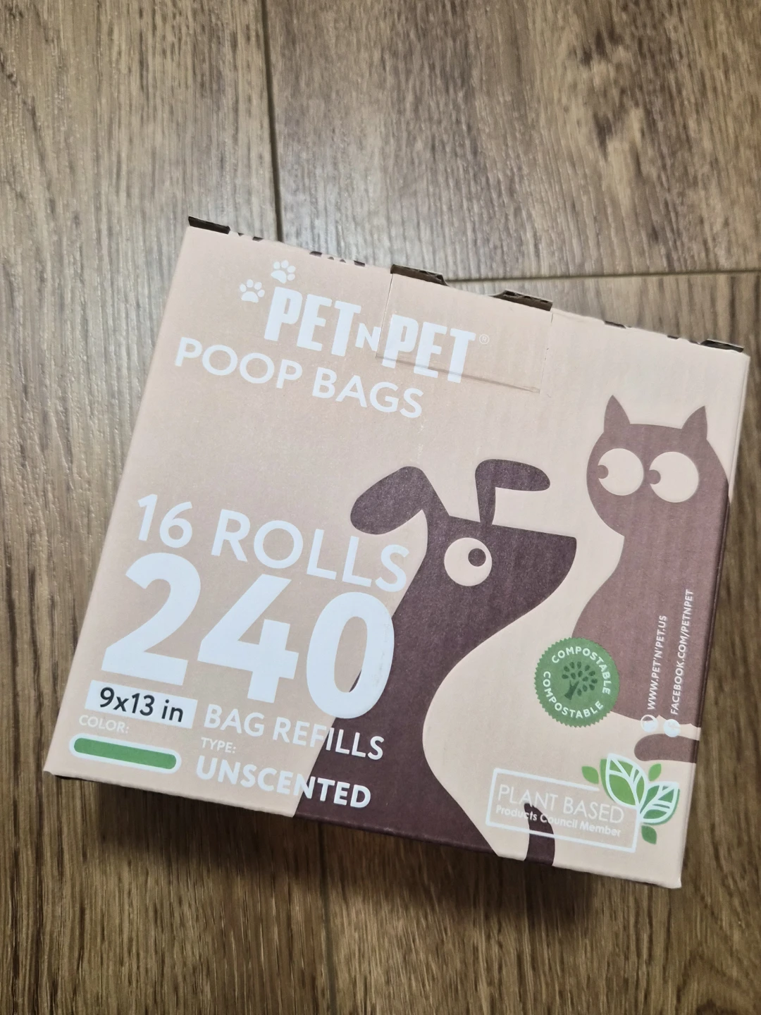 Pet N Pet Poop Bags 16 Rolls (240 Count)