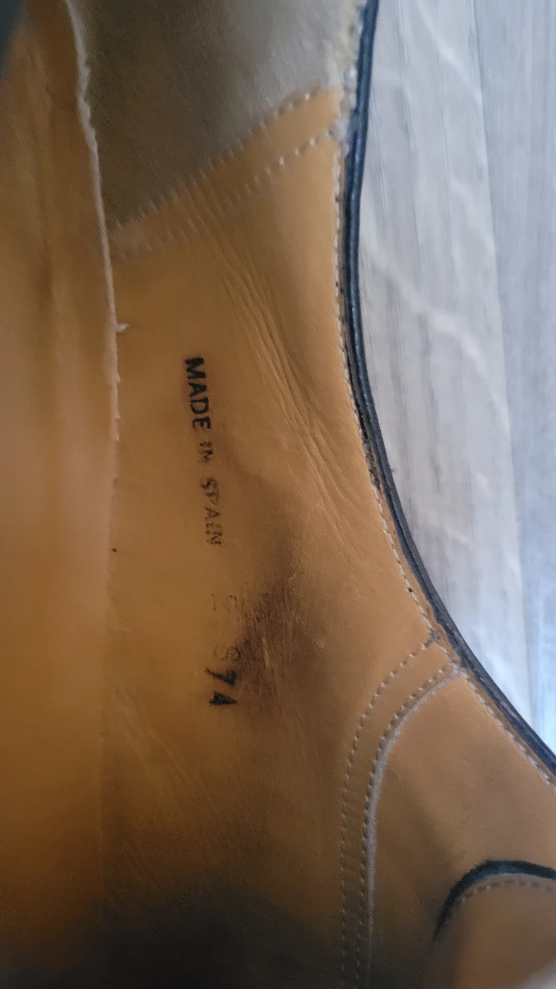 🏈  Mezlan Black Leather Dress Shoes - photo 5