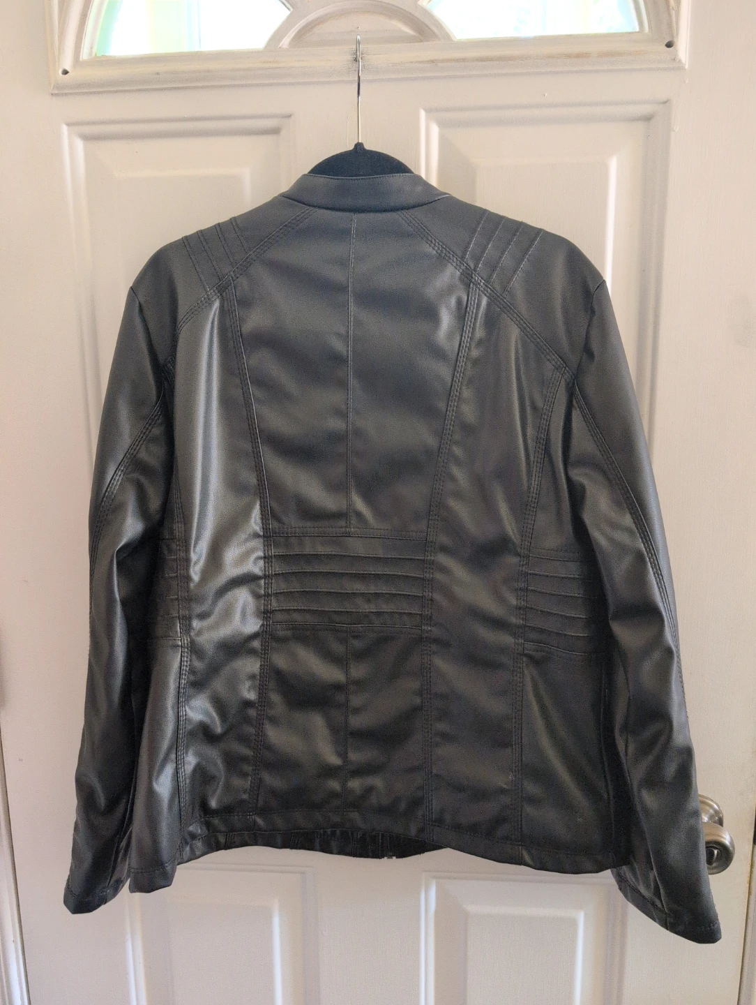 Newbestyle Black Faux Leather Jacket - photo 4
