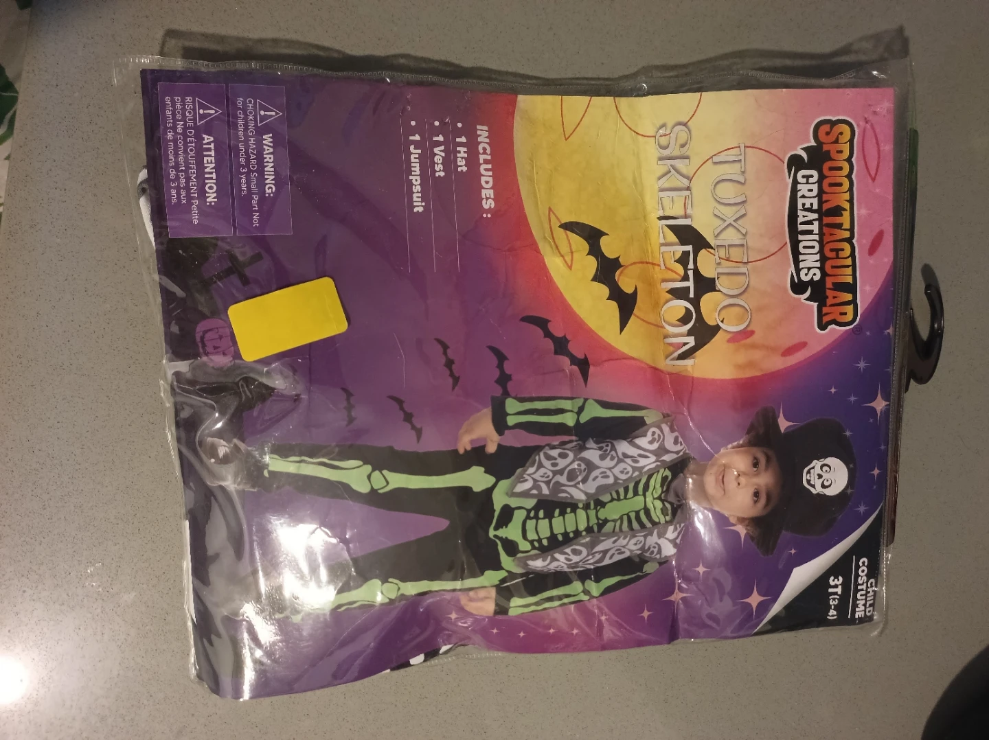 Spooktacular Creations Tuxedo Skeleton Costume 3T-4T