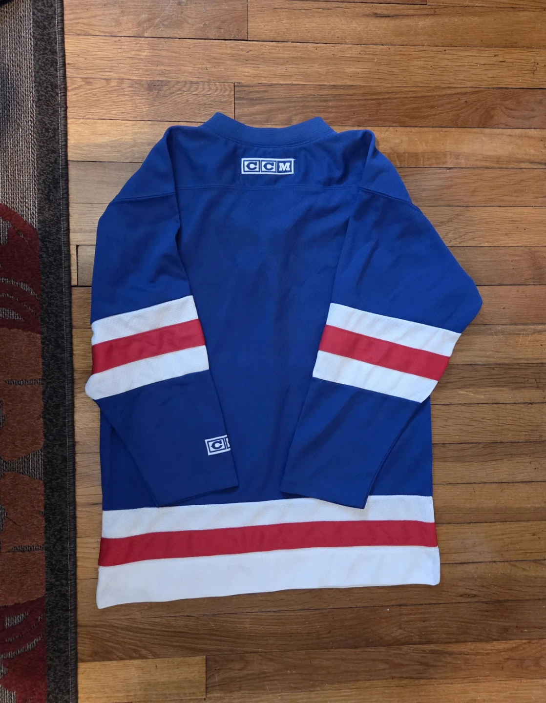 Youth New York Rangers NHL Hockey Jersey Blue Size L/XL 8-12 - photo 2