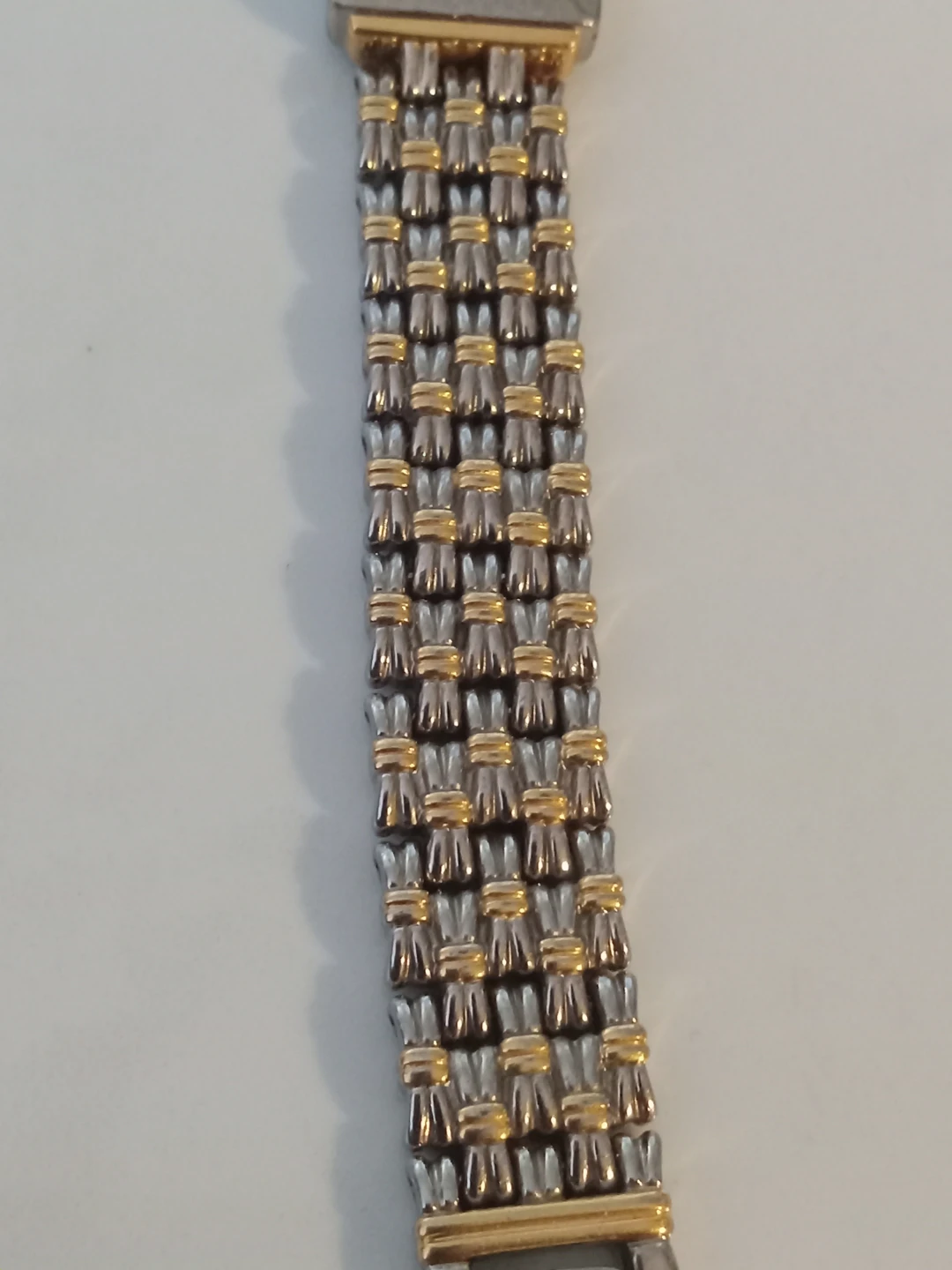 Seiko Two-Tone Rectangular Quartz Watch - photo 4