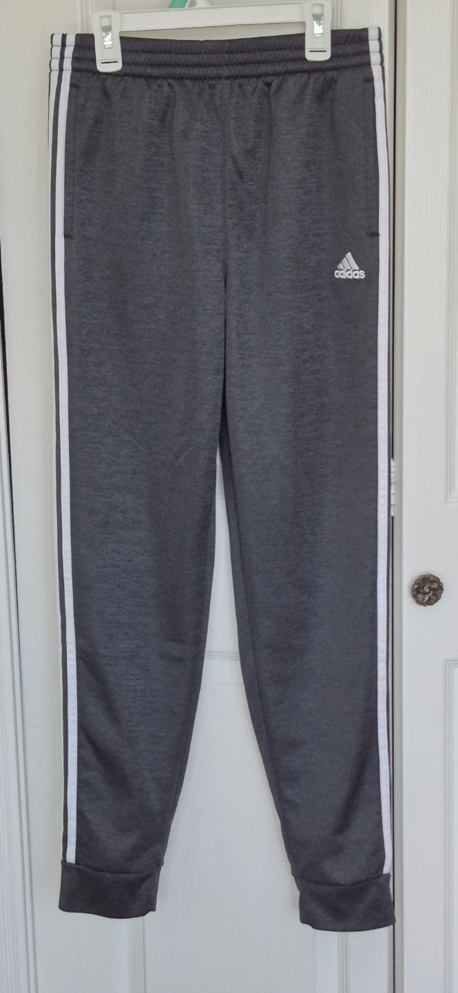 Adidas Youth XL Grey Track Pants