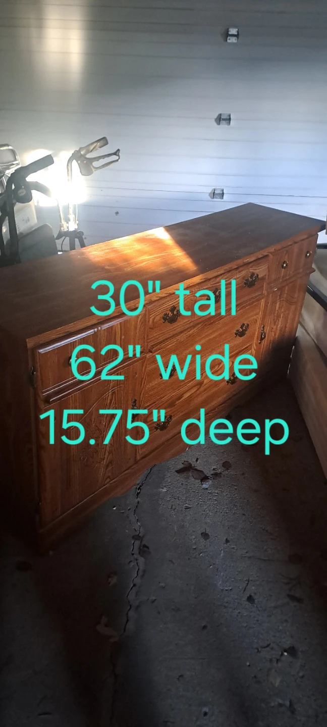 Wooden Desk with Drawers