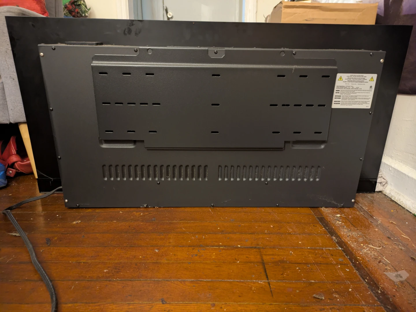 42-In Cambridge electric wall mount fireplace heater - photo 4