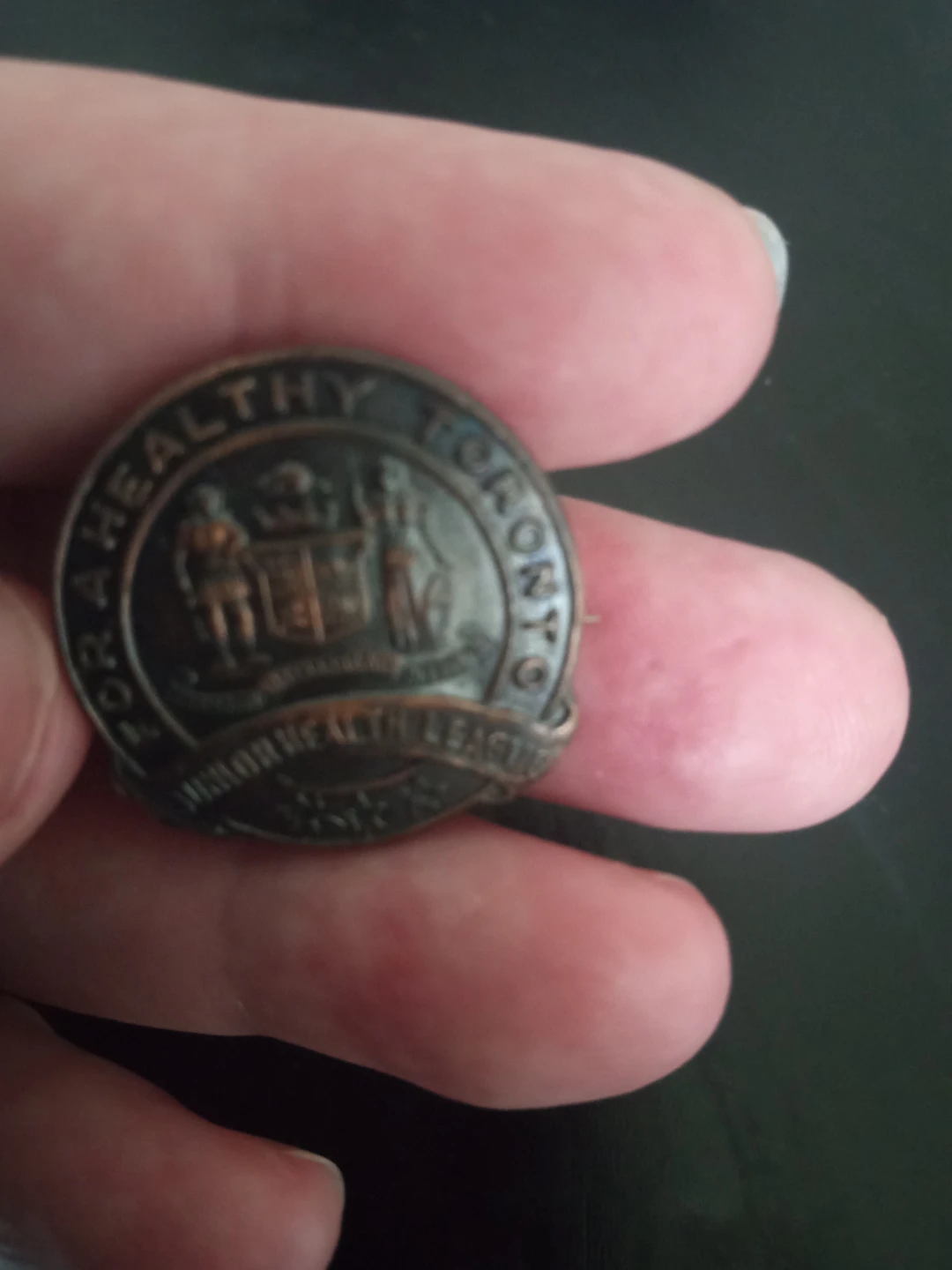 Vintage Toronto Health League Pin - photo 2
