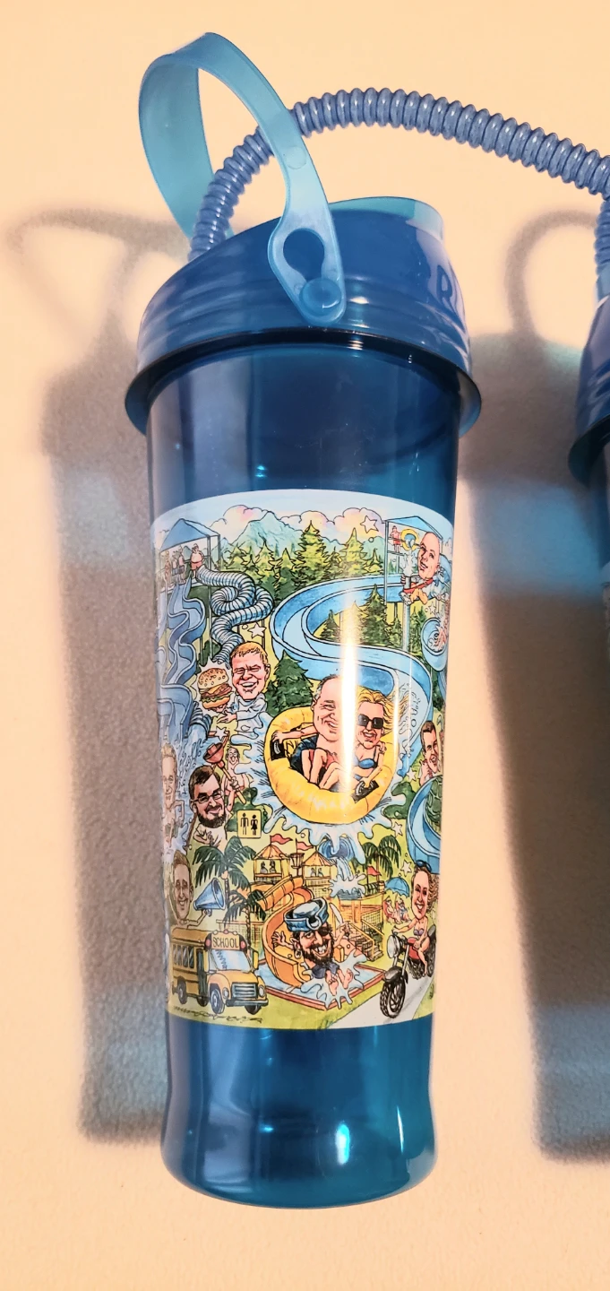 Cultus Lake Waterpark Tumblers with Straws (Set of 3) - photo 3