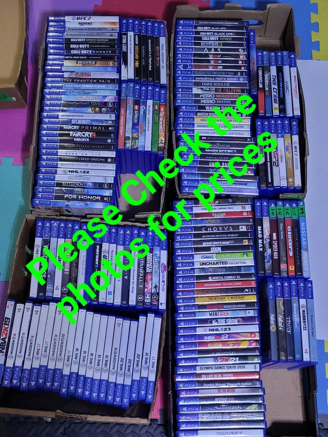 🎮 HUGE PS4 GAME COLLECTION – 100+ TITLES AVAILABLE!