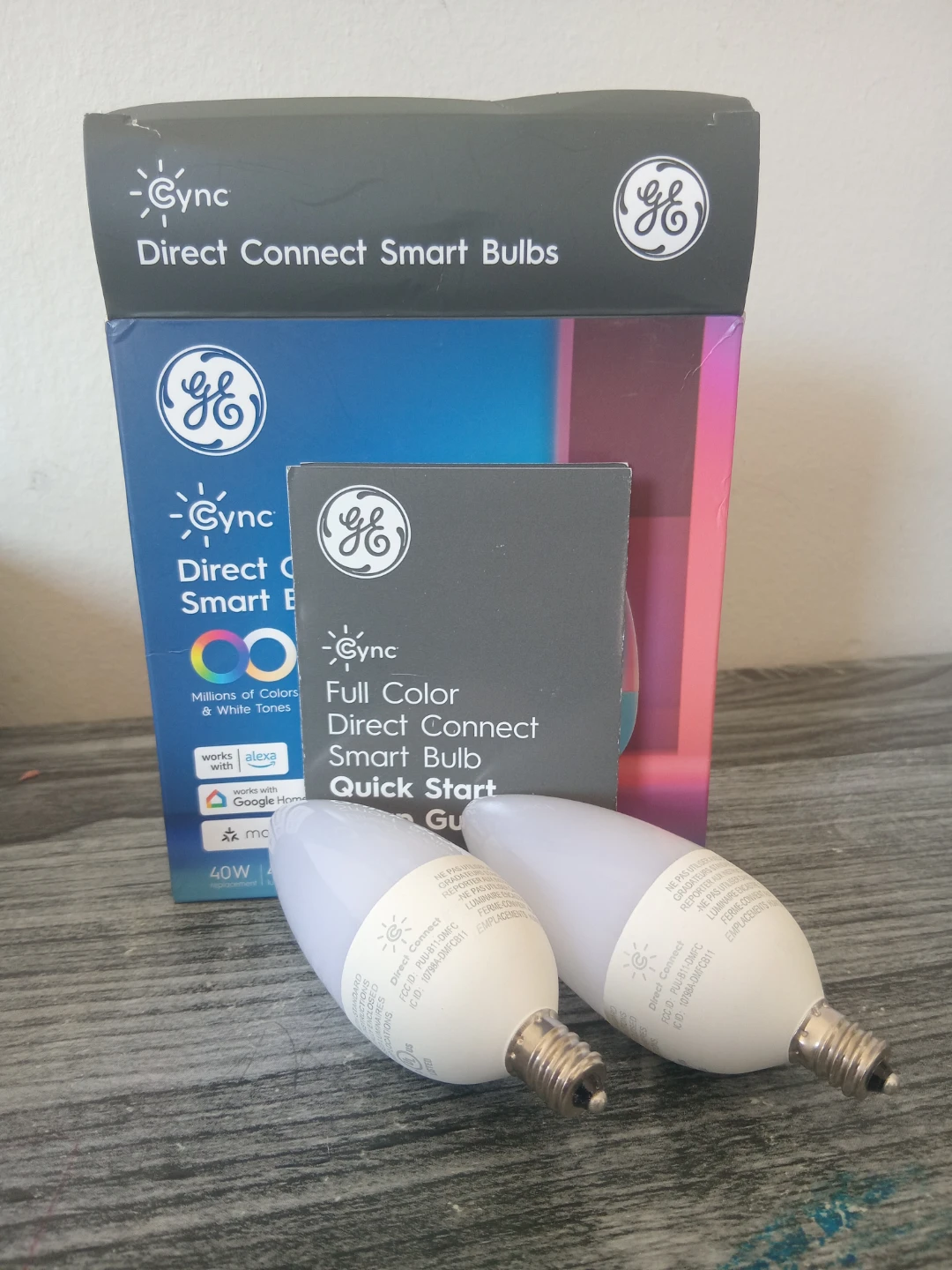 GE Cync Full Colour Smart Bulbs