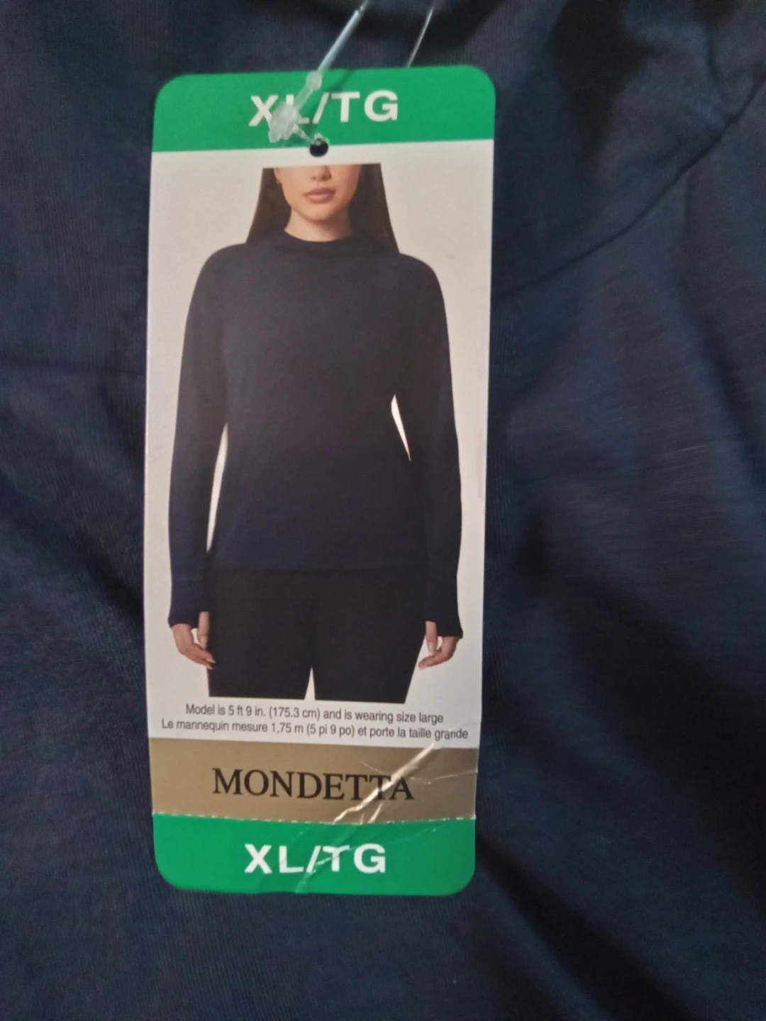 Mondetta Long Sleeve Hoodie - XL/TG