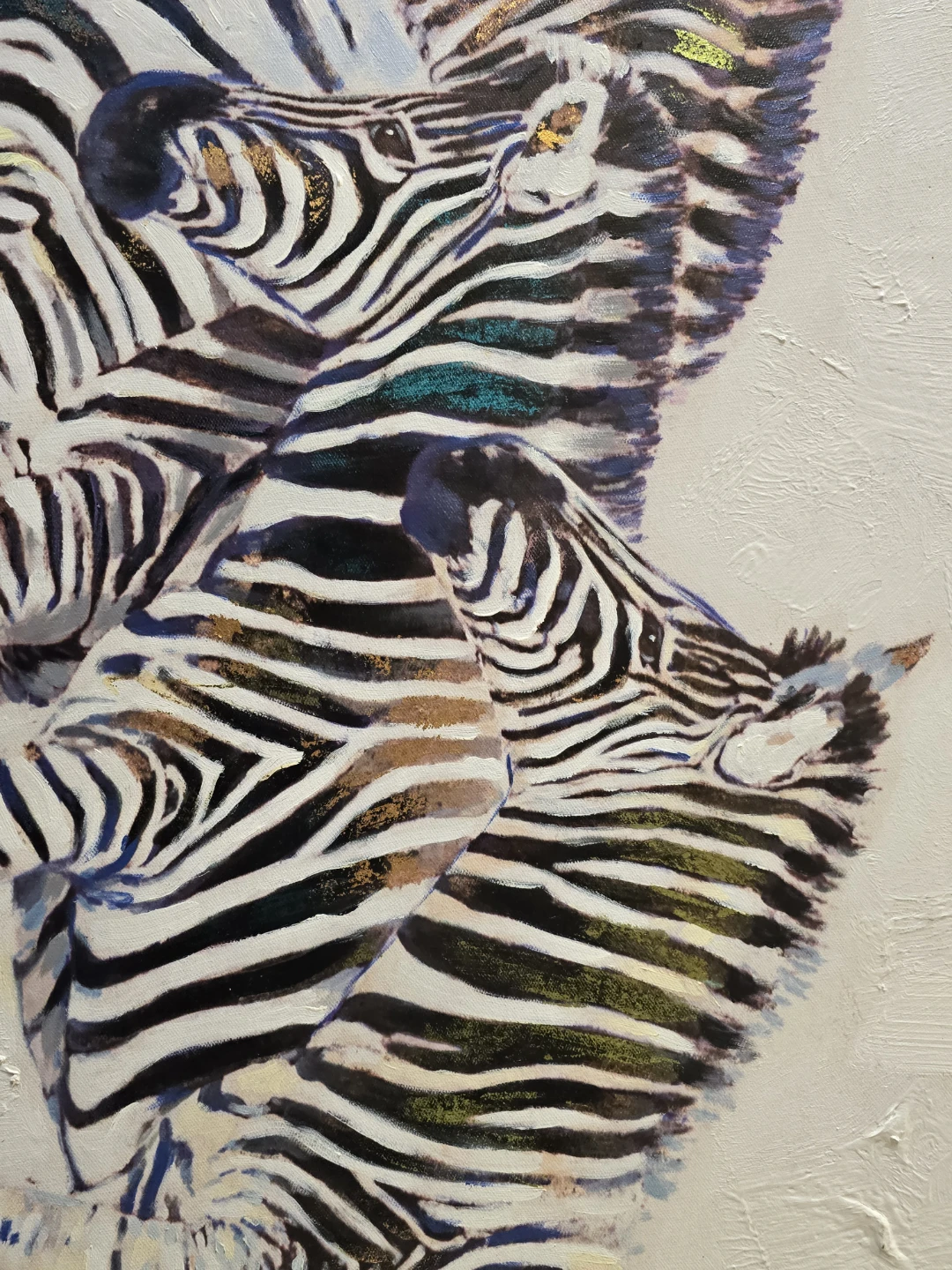 Large Zebra Canvas Print - photo 3