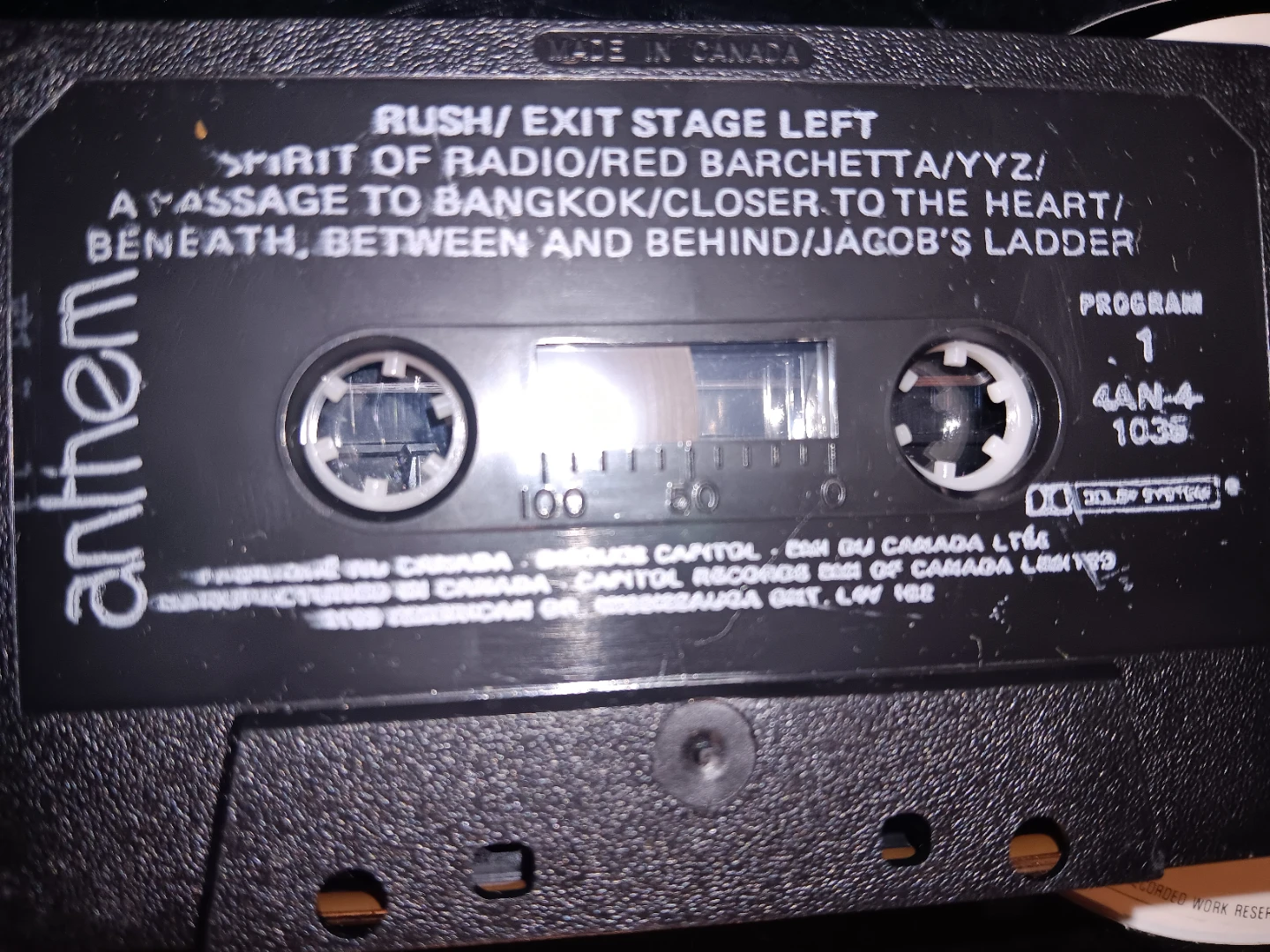 Rush - Exit Stage Left Cassette Tape - photo 3