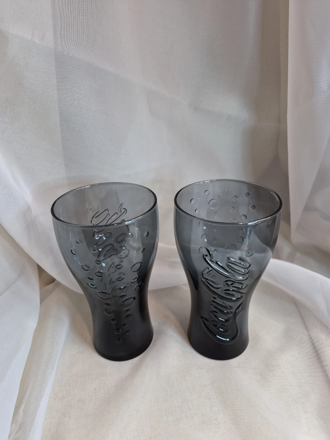 Pair of 5 1/2" x 3" Coca-Cola Glasses Coke Glasses - photo 3