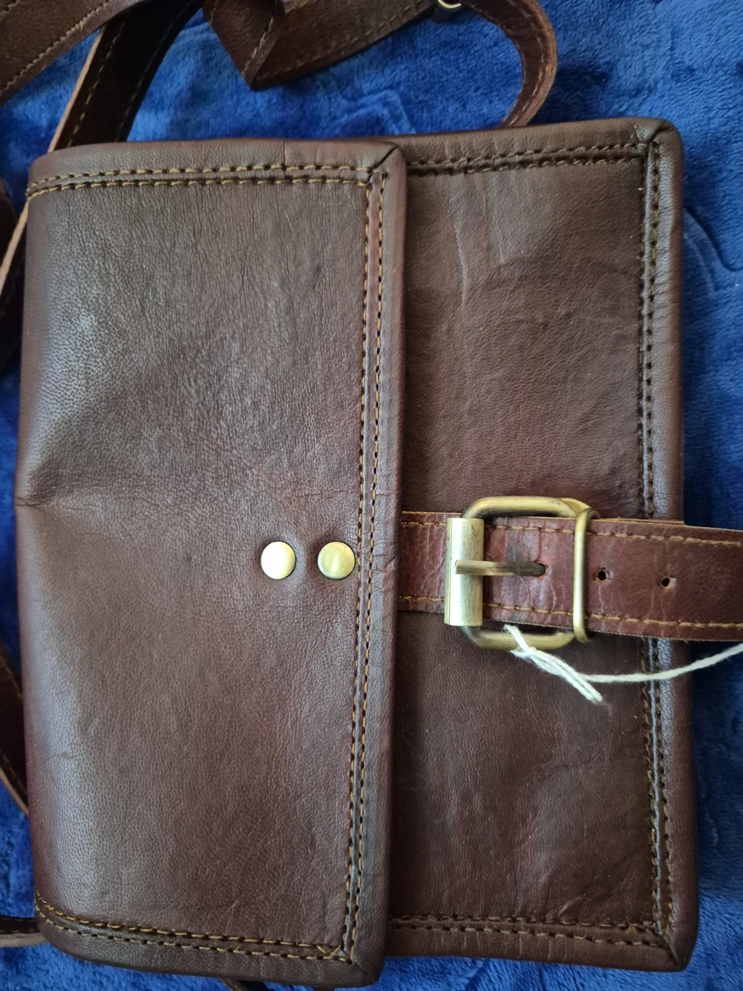 Brown Leather Crossbody Bag - photo 4