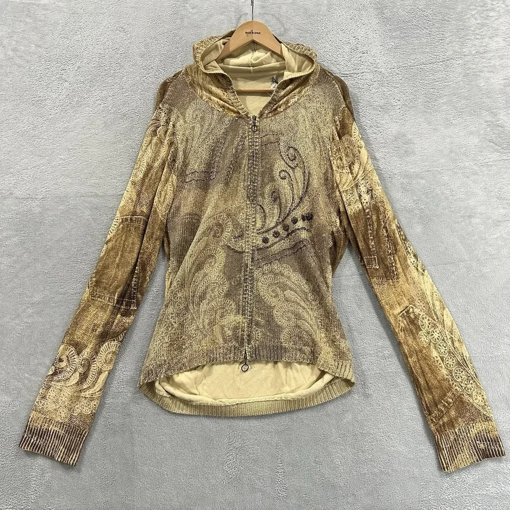 Y2K Vintage AVA Zip-Up knit jumper M - photo 3
