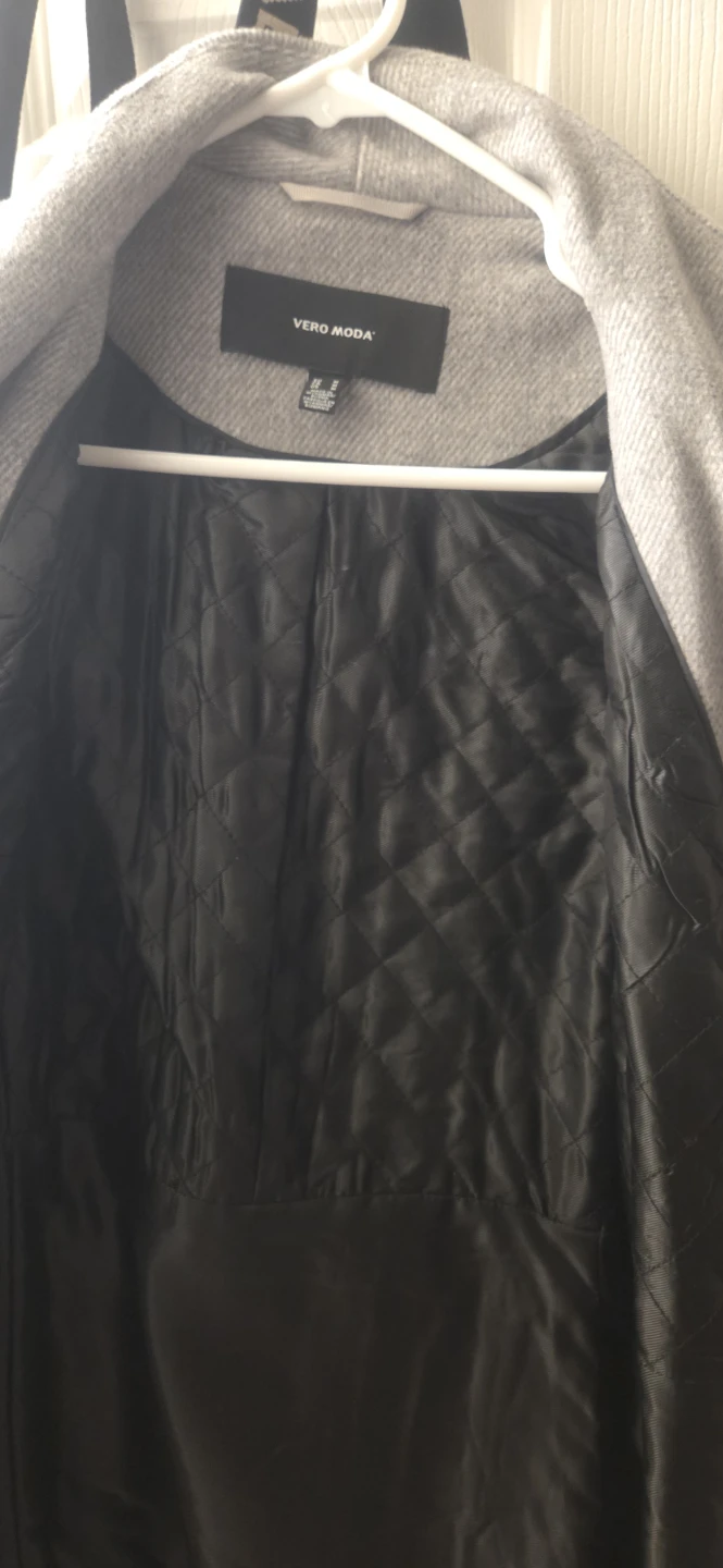 Vero Moda Grey Wool-Blend Coat - photo 4