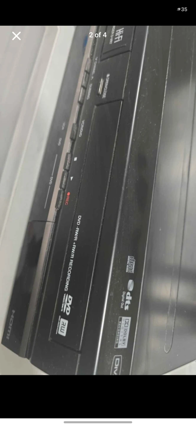 Toshiba D-VR7 DVD VCR Recorder - photo 2