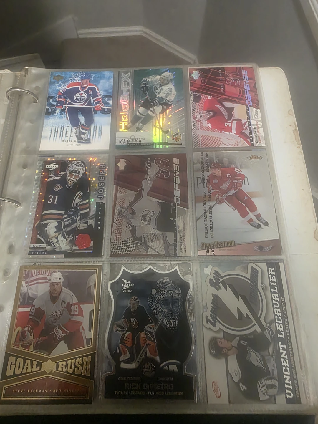 Collection of NHL Hockey Trading Cards in Binder - photo 4