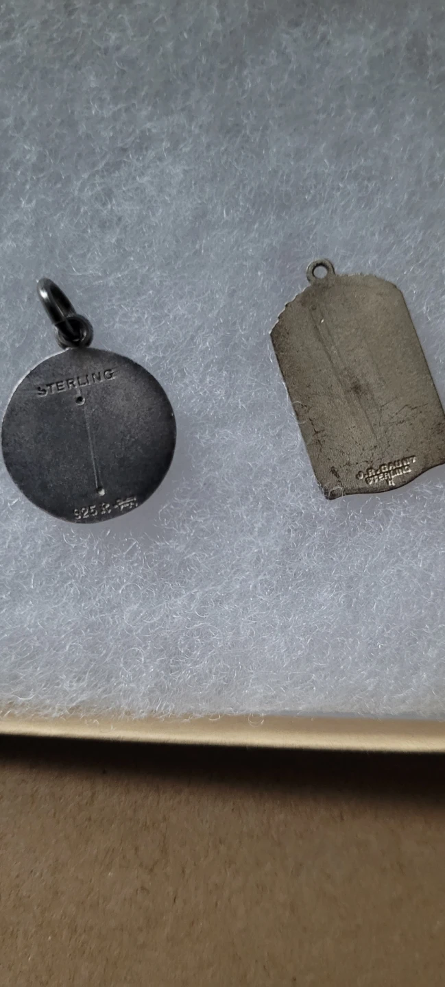 Vintage Sterling Silver Sports pendants - photo 2